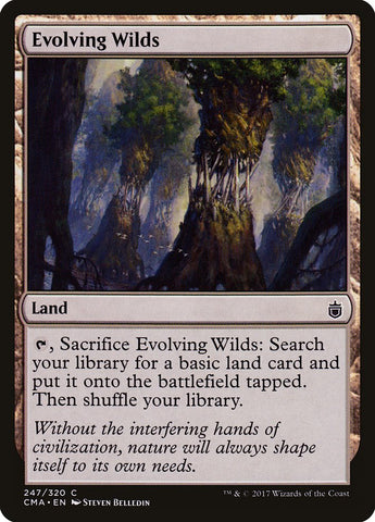 Evolving Wilds [Commander Anthology] Magic: The Gathering