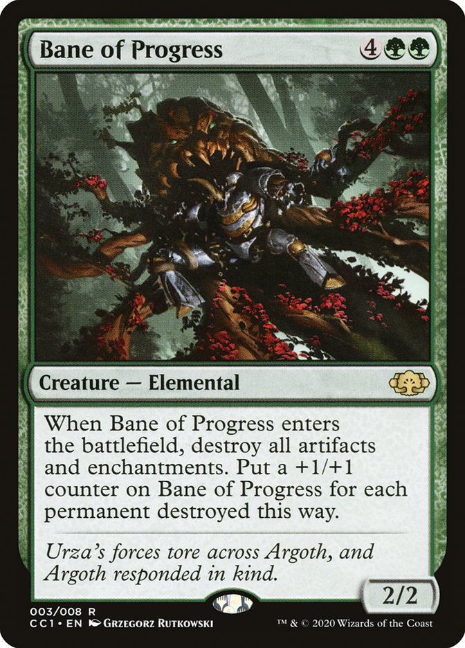 Bane of Progress [Commander Collection: Green] Magic: The Gathering