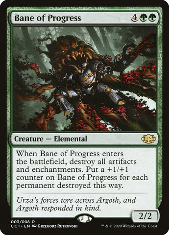 Bane of Progress [Commander Collection: Green] Magic: The Gathering