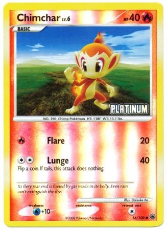 Chimchar (56/100) [Burger King Promos: 2009 Collection] Pokémon