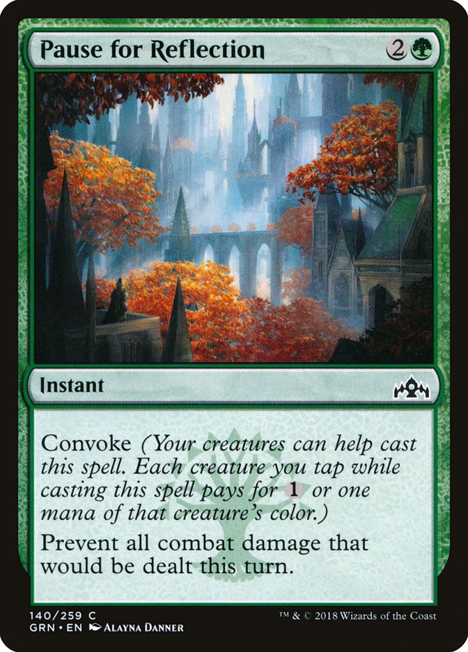 Pause for Reflection [Guilds of Ravnica] Magic: The Gathering