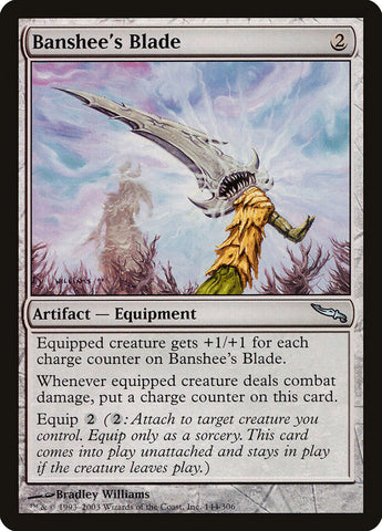 Banshee's Blade [Mirrodin] Magic: The Gathering