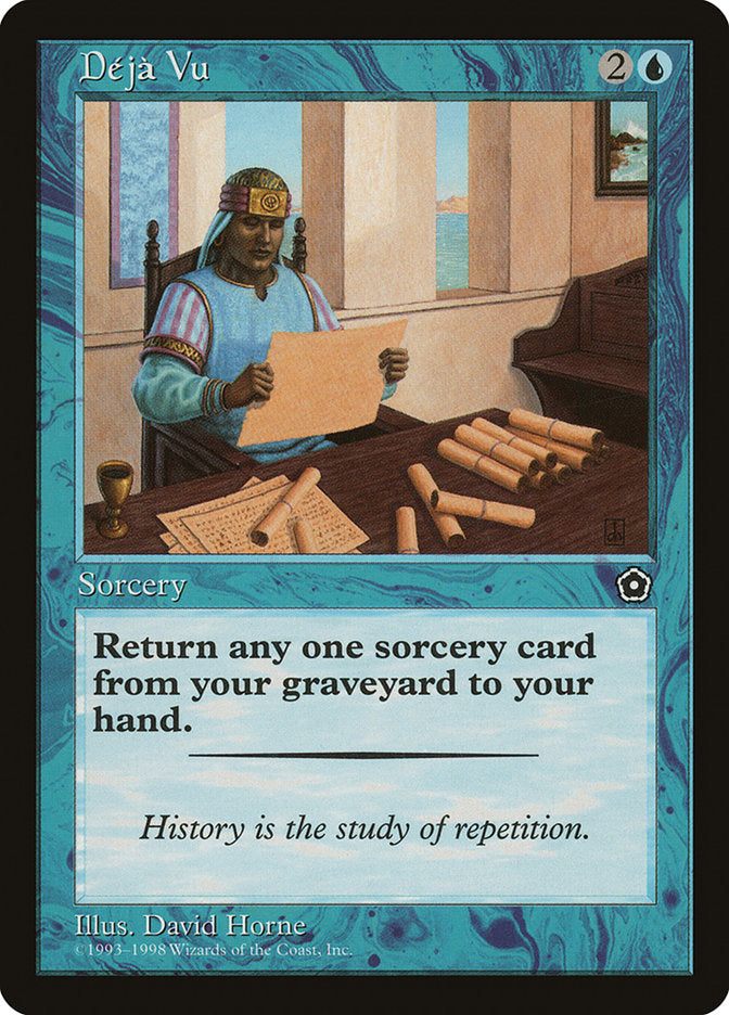 Deja Vu [Portal Second Age] Magic: The Gathering