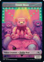 Teddy Bear // Balloon Double-Sided Token [Unfinity Tokens] Magic: The Gathering