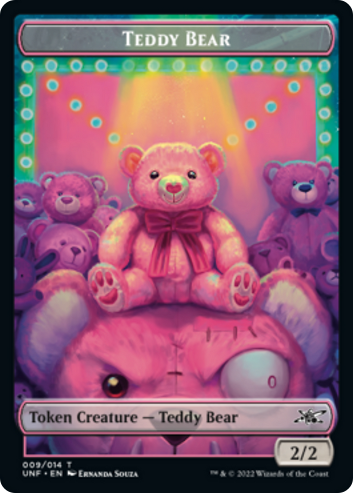 Teddy Bear // Storm Crow Double-Sided Token [Unfinity Tokens] Magic: The Gathering