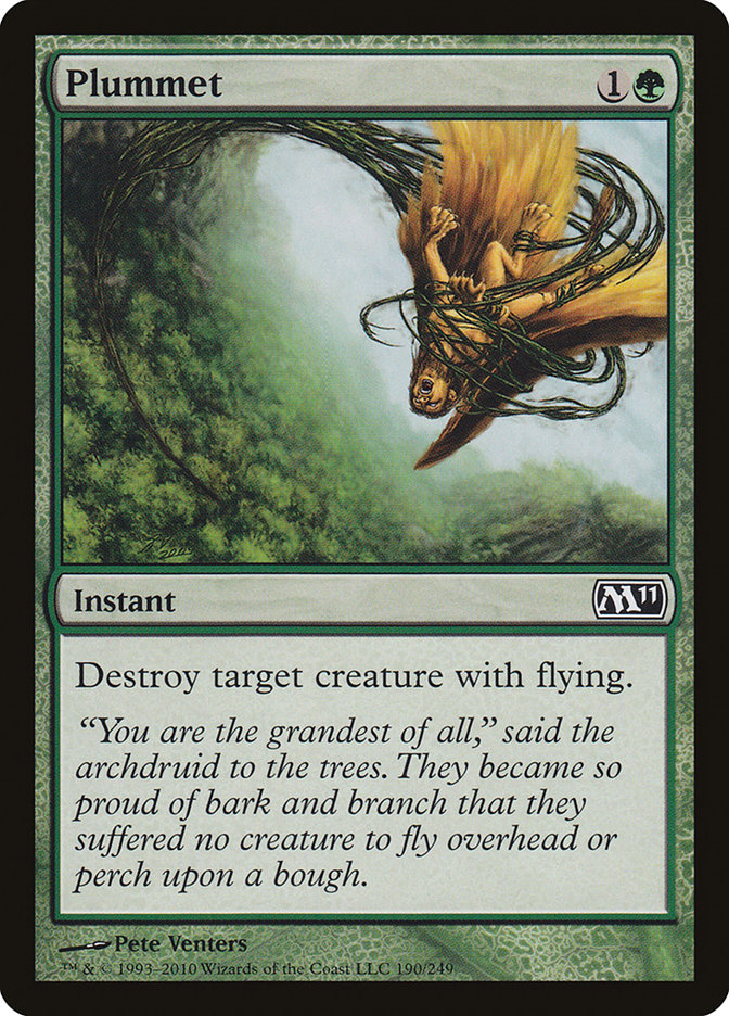 Plummet [Magic 2011] Magic: The Gathering
