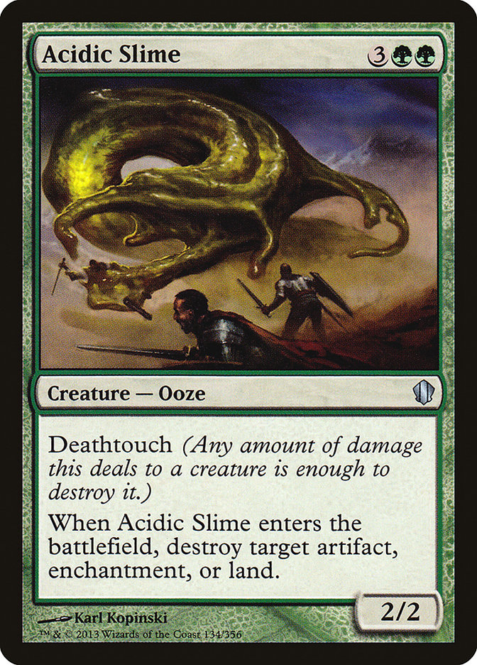 Acidic Slime [Commander 2013] Magic: The Gathering
