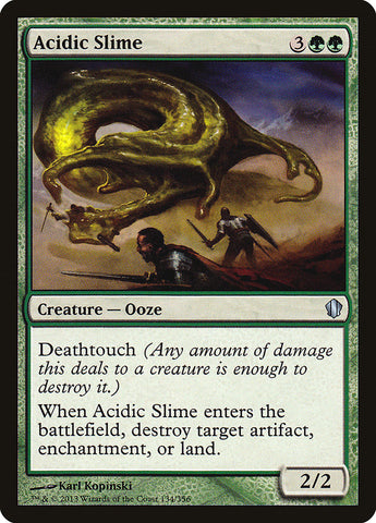 Acidic Slime [Commander 2013] Magic: The Gathering