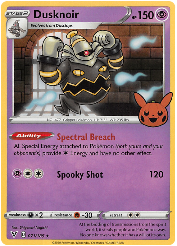Dusknoir (071/185) [Trick or Trade 2023] Pokémon