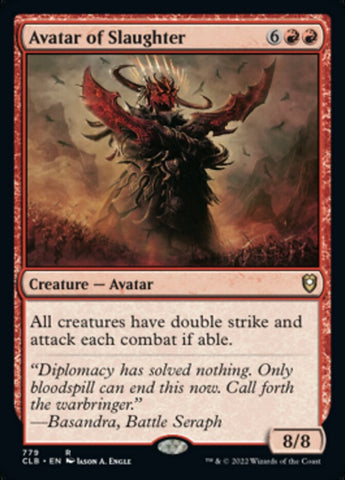 Avatar of Slaughter [Commander Legends: Battle for Baldur's Gate] Magic: The Gathering