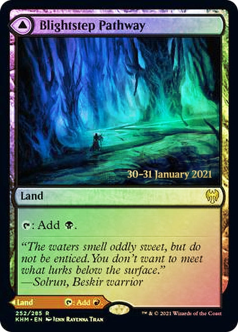 Blightstep Pathway // Searstep Pathway [Kaldheim Prerelease Promos] Magic: The Gathering