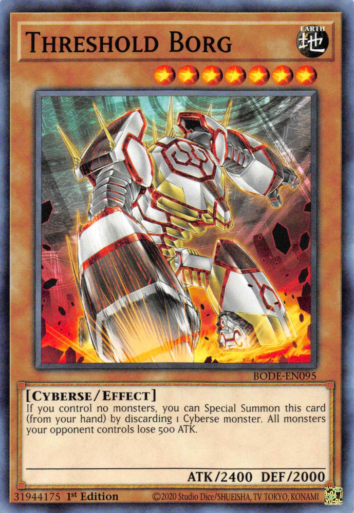 Threshold Borg [BODE-EN095] Common Yu-Gi-Oh!