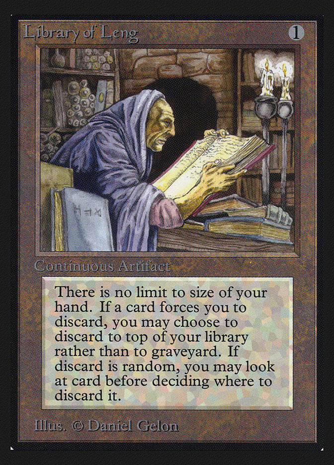 Library of Leng [International Collectors' Edition] Magic: The Gathering