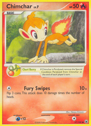 Chimchar (57/100) [Diamond & Pearl: Majestic Dawn] Pokémon