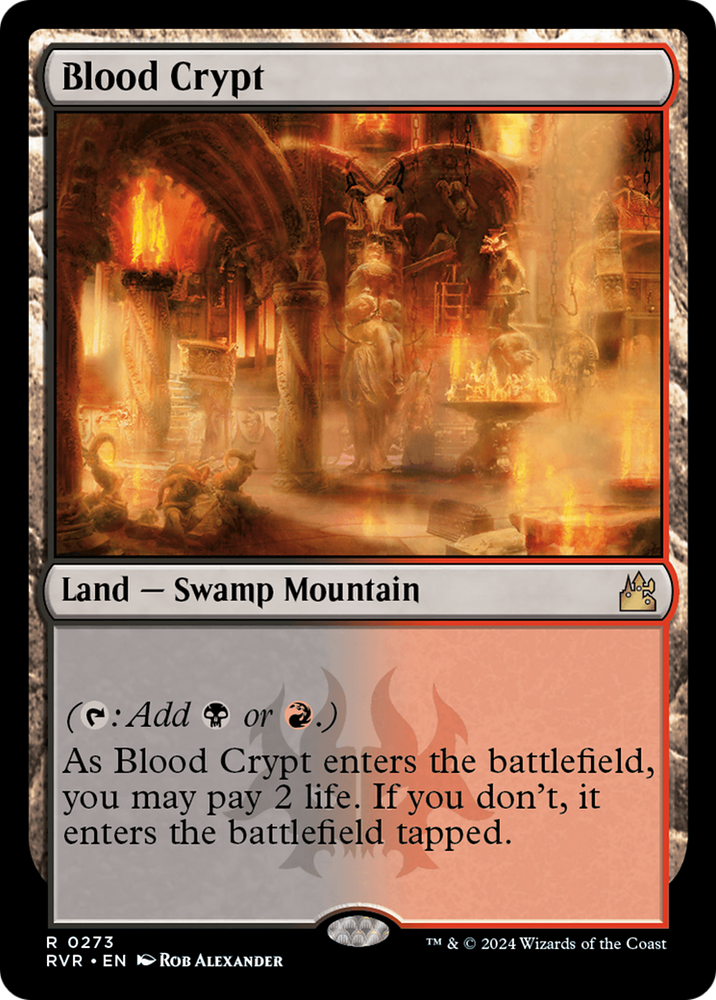 Blood Crypt [Ravnica Remastered] Magic: The Gathering