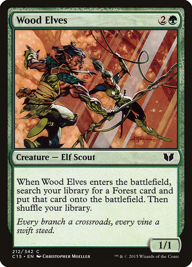 Wood Elves [Commander 2015] Magic: The Gathering