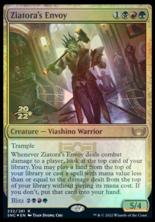 Ziatora's Envoy [Streets of New Capenna Prerelease Promos] Magic: The Gathering