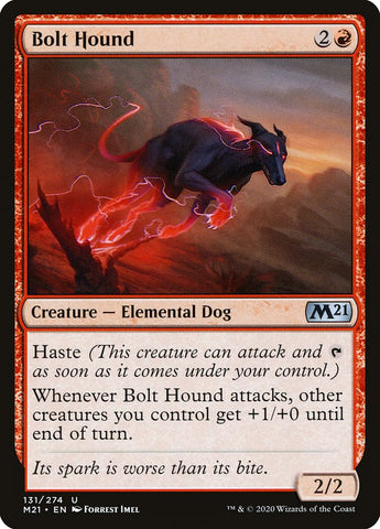 Bolt Hound [Core Set 2021] Magic: The Gathering