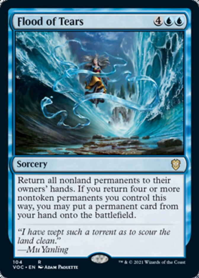 Flood of Tears [Innistrad: Crimson Vow Commander] Magic: The Gathering
