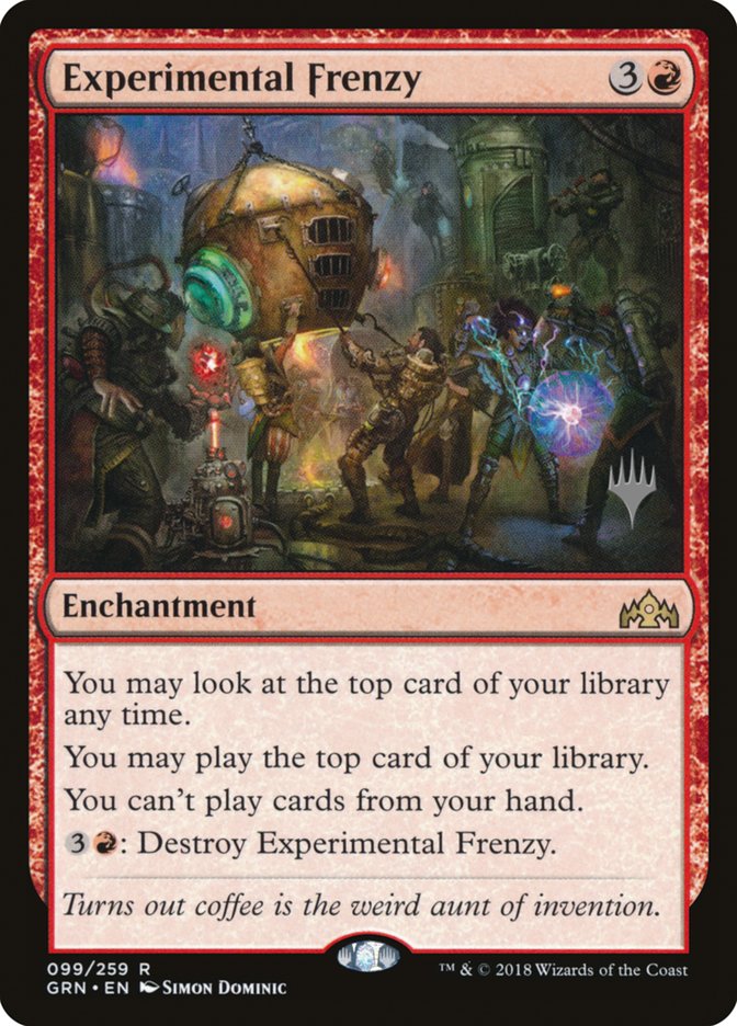 Experimental Frenzy (Promo Pack) [Guilds of Ravnica Promos] Magic: The Gathering