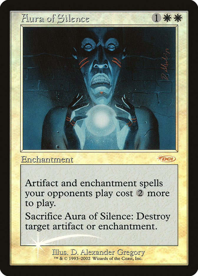 Aura of Silence [Friday Night Magic 2002] Magic: The Gathering