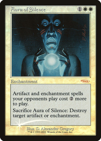 Aura of Silence [Friday Night Magic 2002] Magic: The Gathering