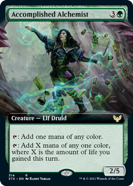 Accomplished Alchemist (Extended Art) [Strixhaven: School of Mages] Magic: The Gathering