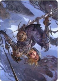 Blackbloom Rogue Art Card [Zendikar Rising Art Series] Magic: The Gathering