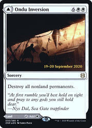 Ondu Inversion // Ondu Skyruins [Zendikar Rising Prerelease Promos] Magic: The Gathering