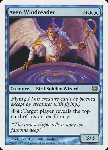 Aven Windreader [Ninth Edition] Magic: The Gathering