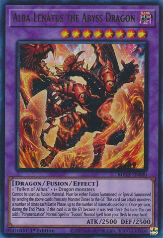 Alba-Lenatus the Abyss Dragon [MP23-EN080] Ultra Rare Yu-Gi-Oh!