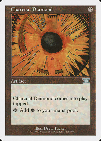 Charcoal Diamond [Classic Sixth Edition] Magic: The Gathering