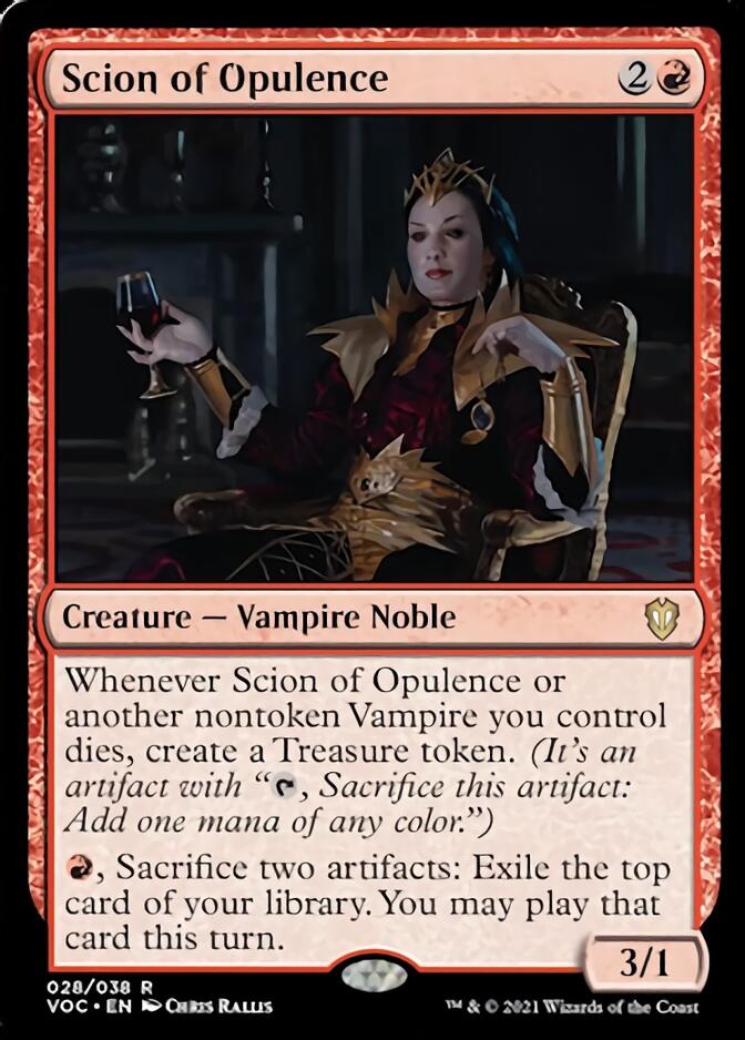 Scion of Opulence [Innistrad: Crimson Vow Commander] Magic: The Gathering