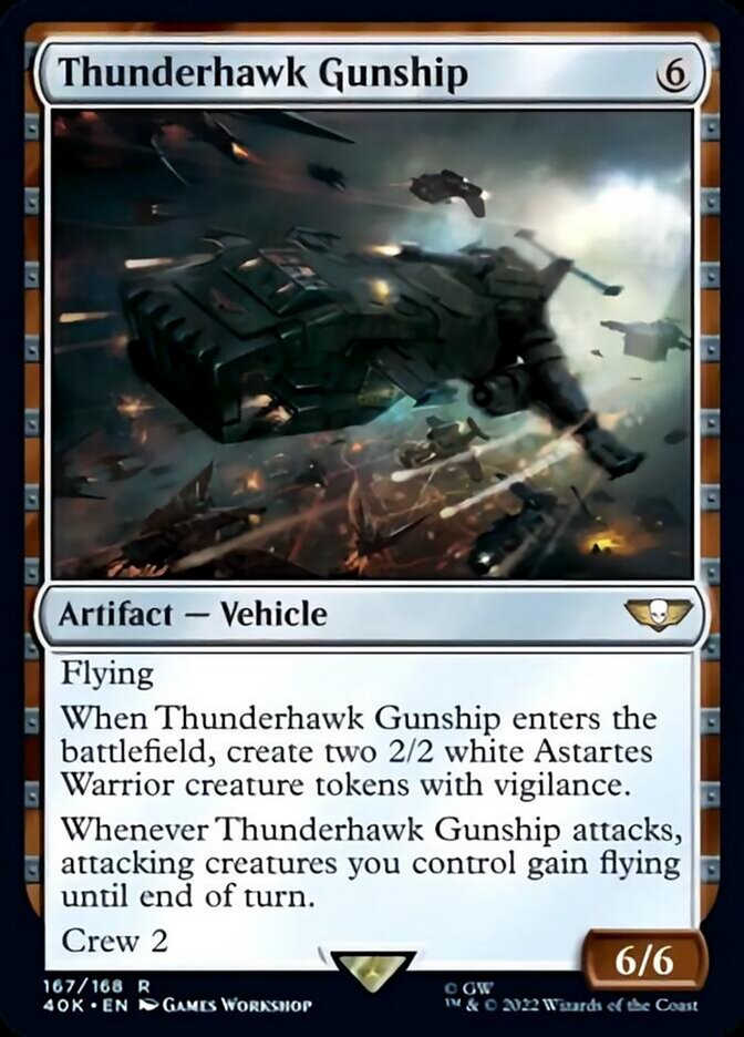 Thunderhawk Gunship [Warhammer 40,000] Magic: The Gathering
