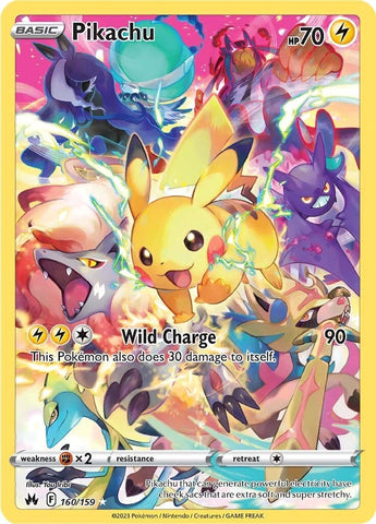 Pikachu (160/159) (Secret) [Sword & Shield: Crown Zenith] Pokémon