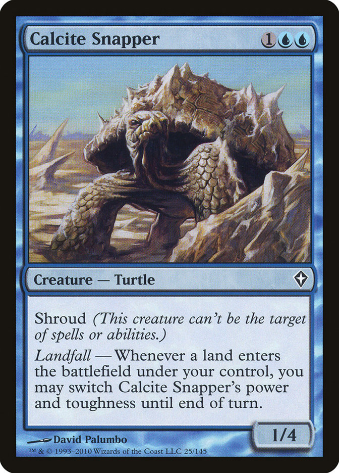 Calcite Snapper [Worldwake] Magic: The Gathering