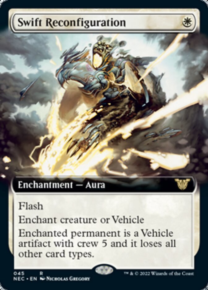 Swift Reconfiguration (Extended Art) [Kamigawa: Neon Dynasty Commander] Magic: The Gathering