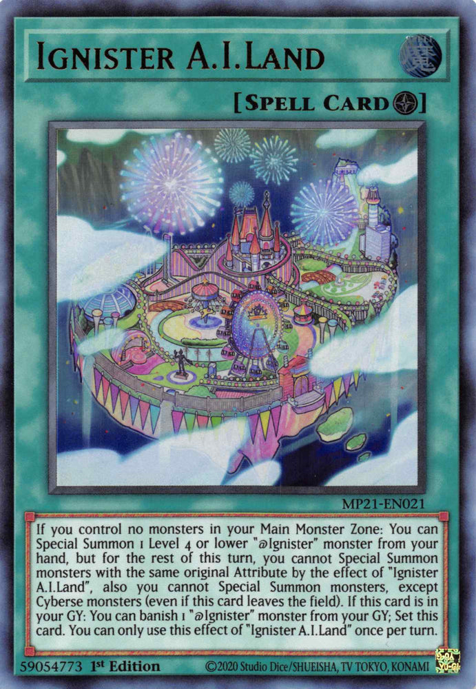 Ignister A.I.Land [MP21-EN021] Ultra Rare Yu-Gi-Oh!