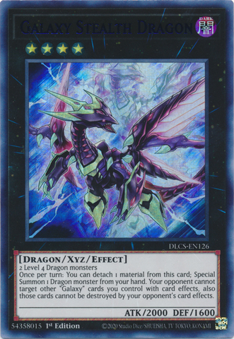 Galaxy Stealth Dragon (Blue) [DLCS-EN126] Ultra Rare Yu-Gi-Oh!