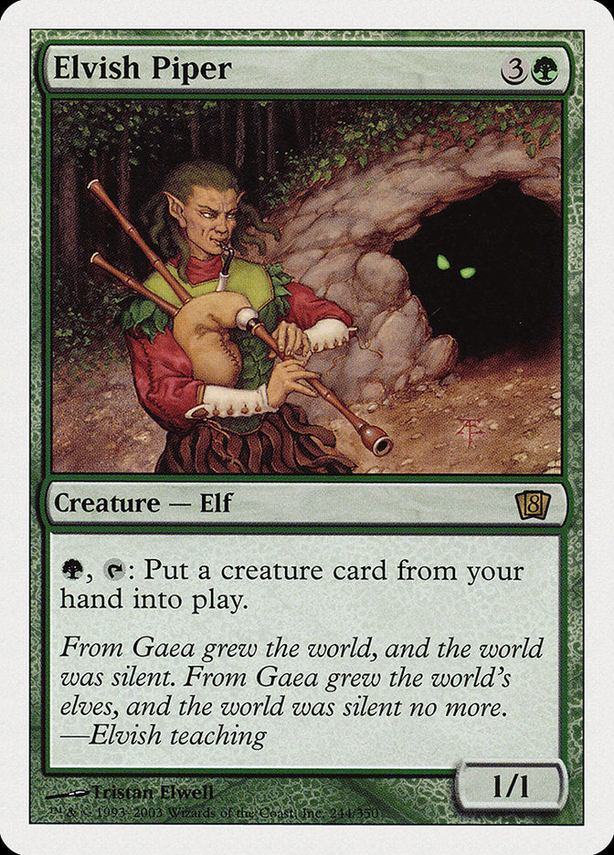 Elvish Piper [Eighth Edition] Magic: The Gathering