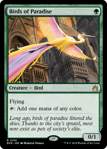 Birds of Paradise [Ravnica Remastered] Magic: The Gathering