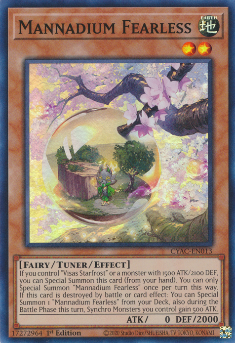 Mannadium Fearless [CYAC-EN013] Super Rare Yu-Gi-Oh!