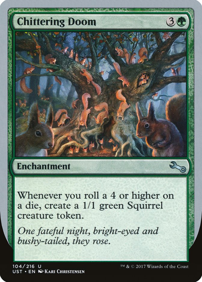 Chittering Doom [Unstable] Magic: The Gathering