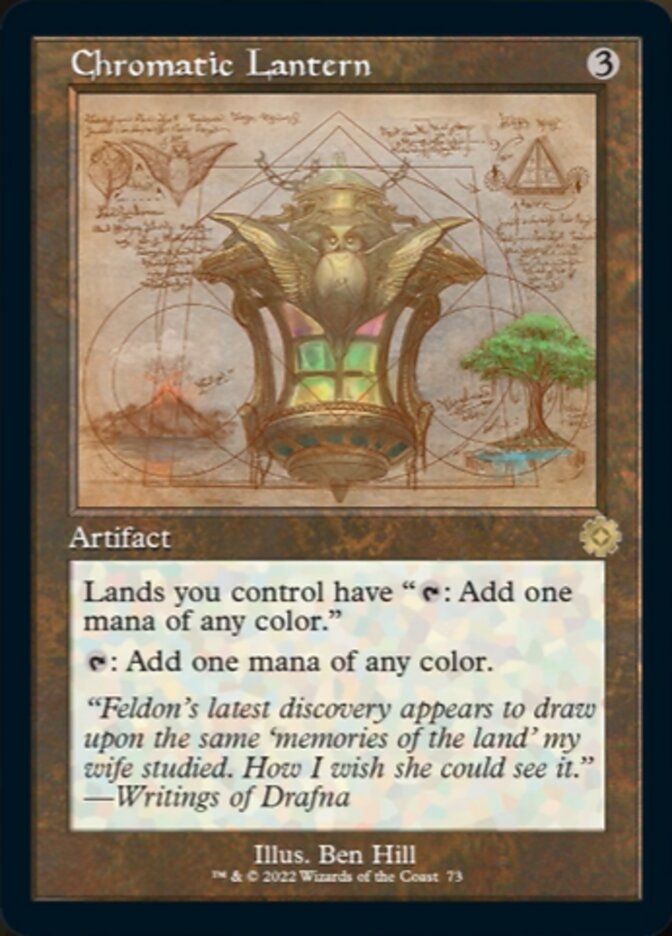 Chromatic Lantern (Retro Schematic) [The Brothers' War Retro Artifacts] Magic: The Gathering