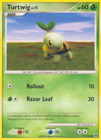 Turtwig (77/100) [Diamond & Pearl: Majestic Dawn] Pokémon