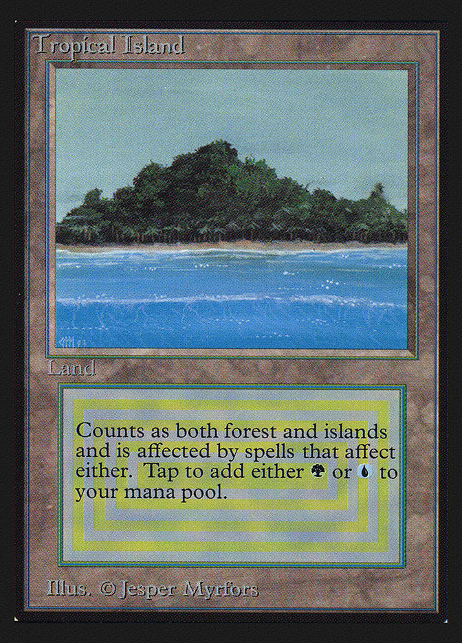 Tropical Island [International Collectors' Edition] Magic: The Gathering