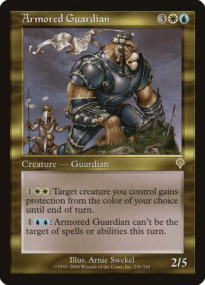 Armored Guardian [Invasion] Magic: The Gathering