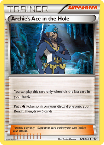Archie's Ace in the Hole (124/160) [XY: Primal Clash] Pokémon