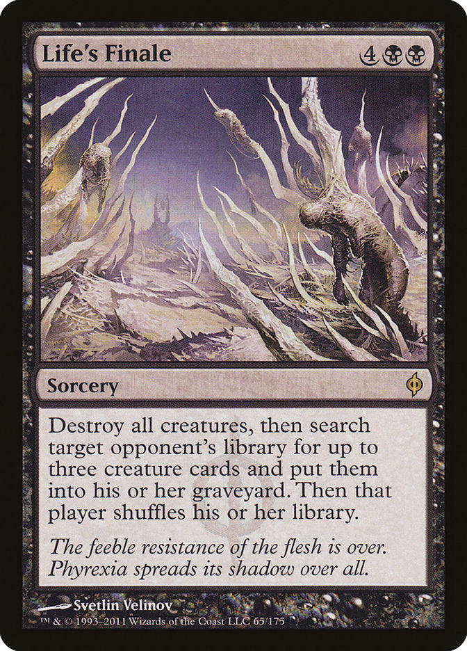 Life's Finale [New Phyrexia] Magic: The Gathering