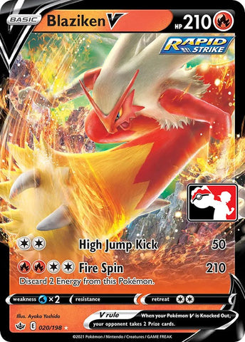 Blaziken V (020/198) [Prize Pack Series One] Pokémon